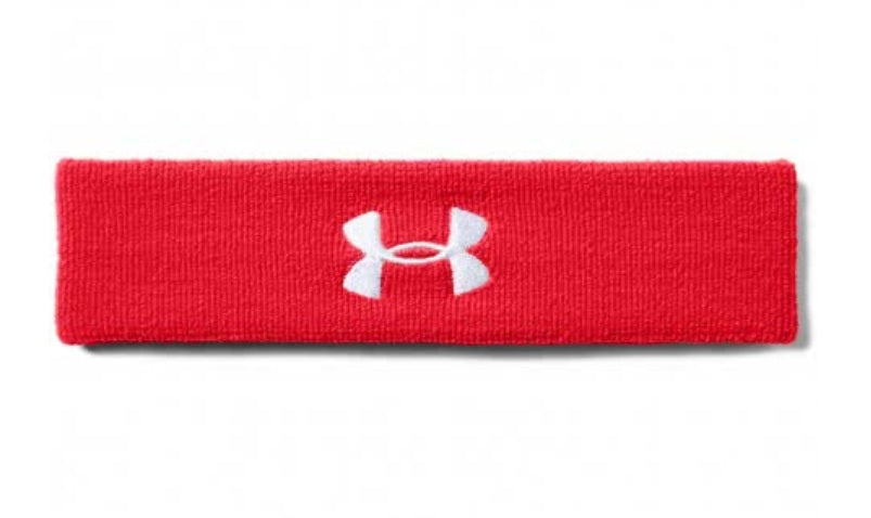 Under Armour Performance Headband - Red/White Player Accessories   - Third Coast Soccer