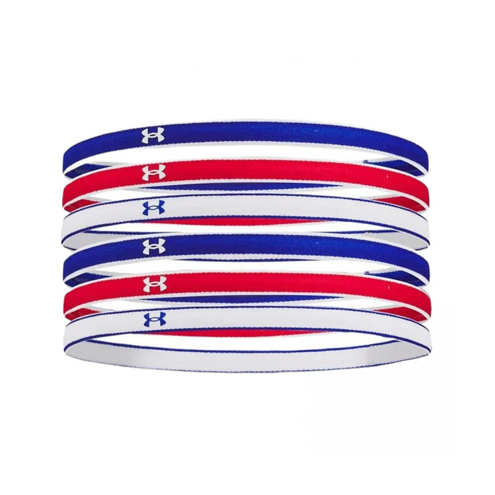 UA Mini Headband 6-Pack Player Accessories Royal/Red/White - Third Coast Soccer
