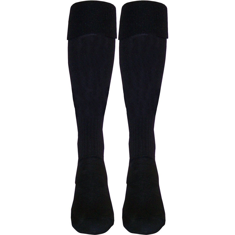 OSI NCAA Approved All Black Sock Referee Black Small - Third Coast Soccer