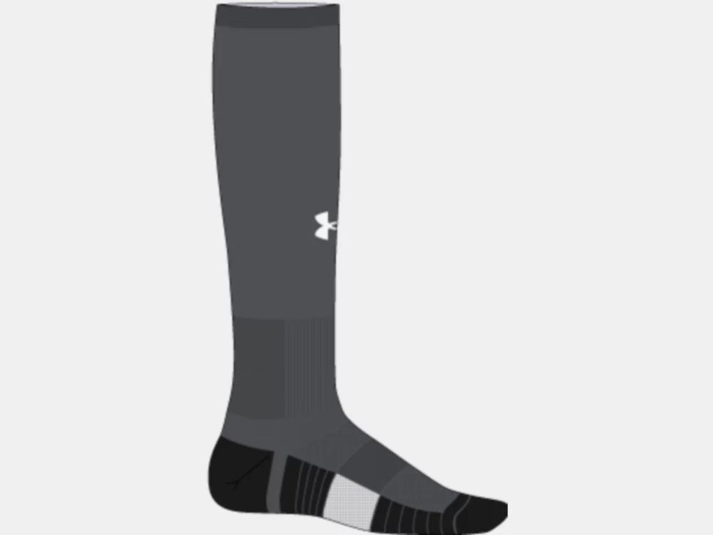 UA Dunham OTC Sock Dunham Graphite Medium - Third Coast Soccer