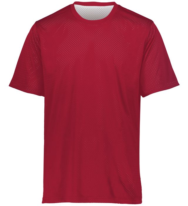 Augusta SS Mesh Reversible Jersey Jerseys Red/White Youth XXSmall - Third Coast Soccer