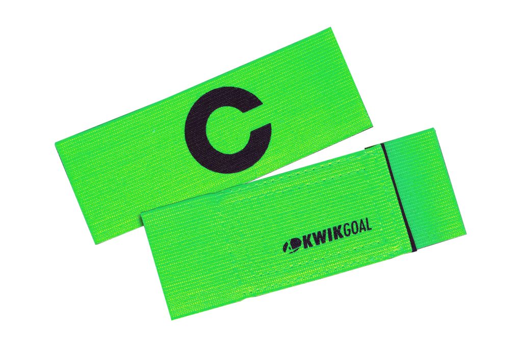 Kwik Goal Captain "C" Armband - Hi Vis Green Player Accessories   - Third Coast Soccer