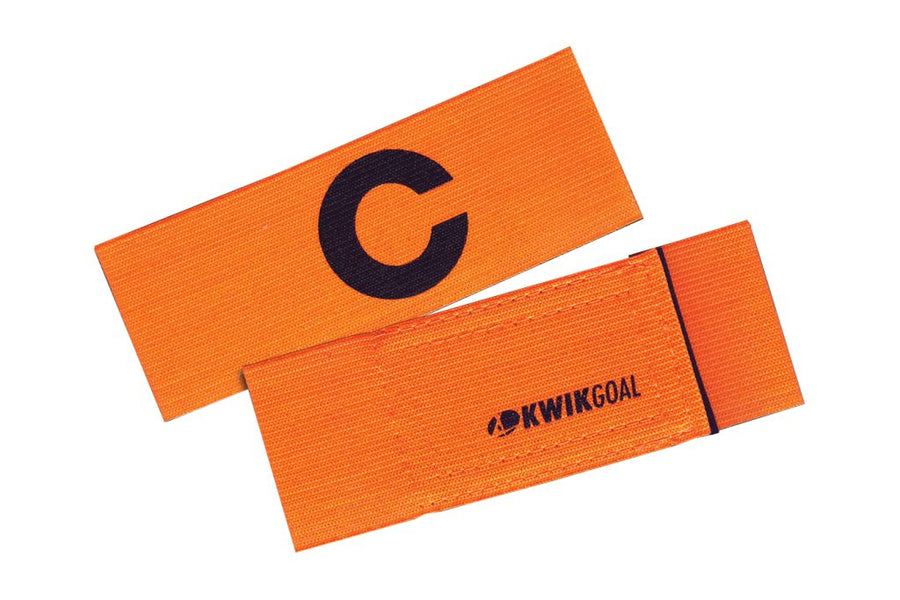 Kwik Goal Captain "C" Armband - Fluorescent Orange Player Accessories   - Third Coast Soccer