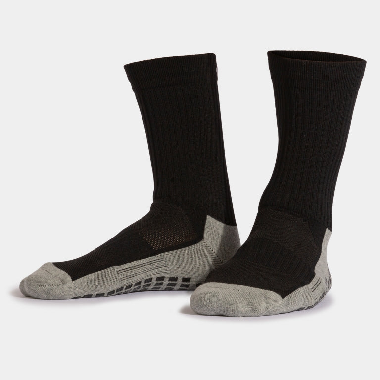 Joma Anti-Slip Grip Socks - Black Socks   - Third Coast Soccer