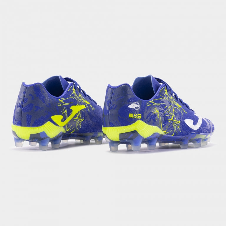 Joma Super Copa FG - Royal/Lemon Fluor Mens Footwear   - Third Coast Soccer