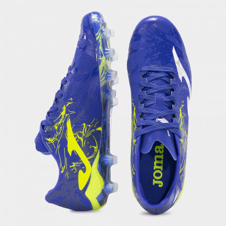 Joma Super Copa FG - Royal/Lemon Fluor Mens Footwear   - Third Coast Soccer