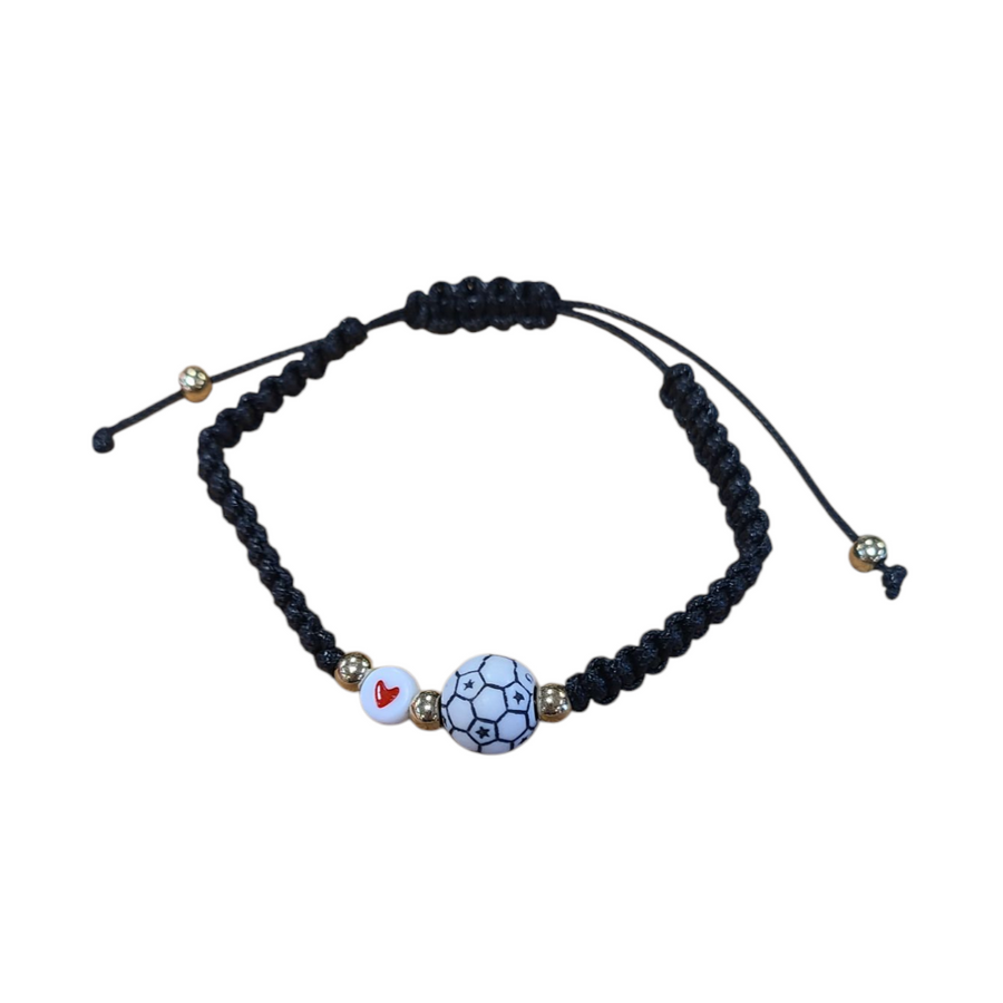 RPS Designs Adjustable Love Soccer Ball Bracelet Jewelry - Third Coast Soccer