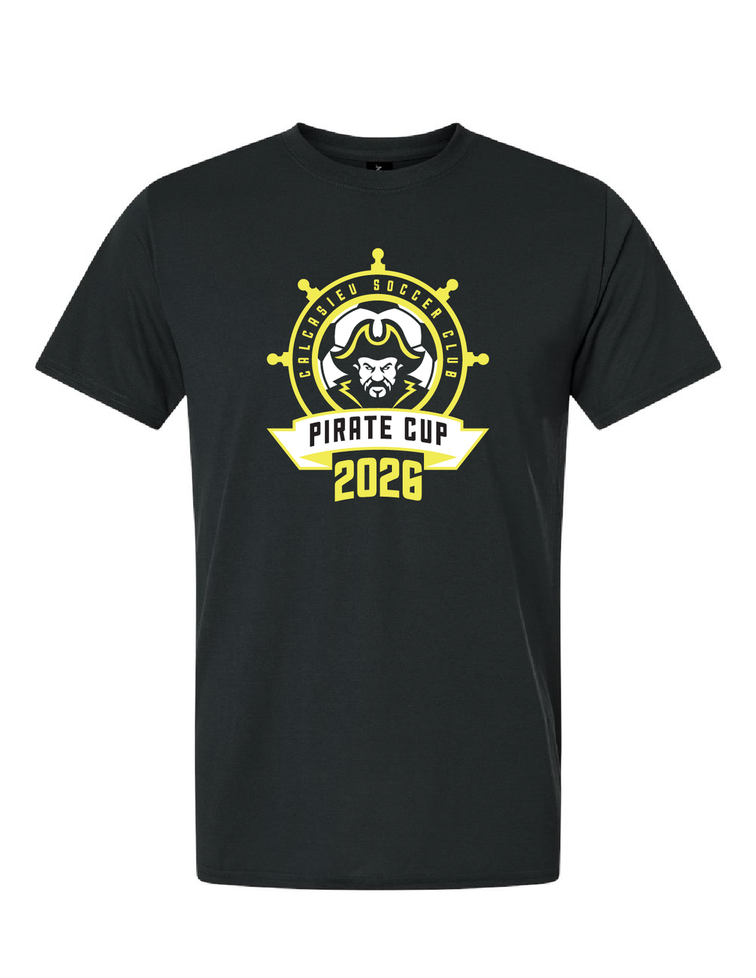 Pirate Cup 2026 Short-Sleeve T-Shirt Pirate Cup 2026 Black Youth Small - Third Coast Soccer