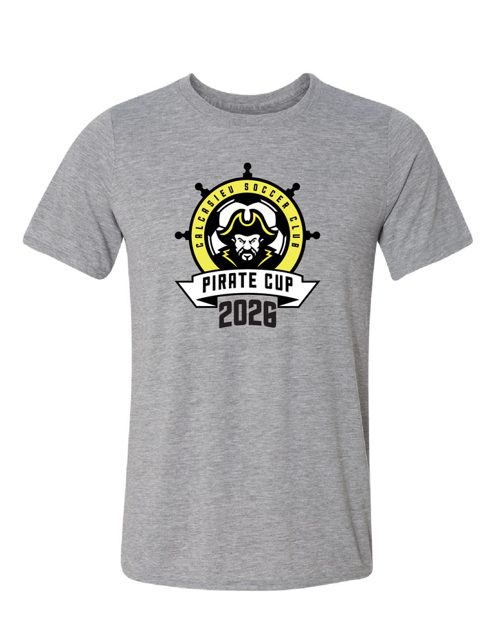 Pirate Cup 2026 Short-Sleeve T-Shirt Pirate Cup 2026 Grey Youth Small - Third Coast Soccer