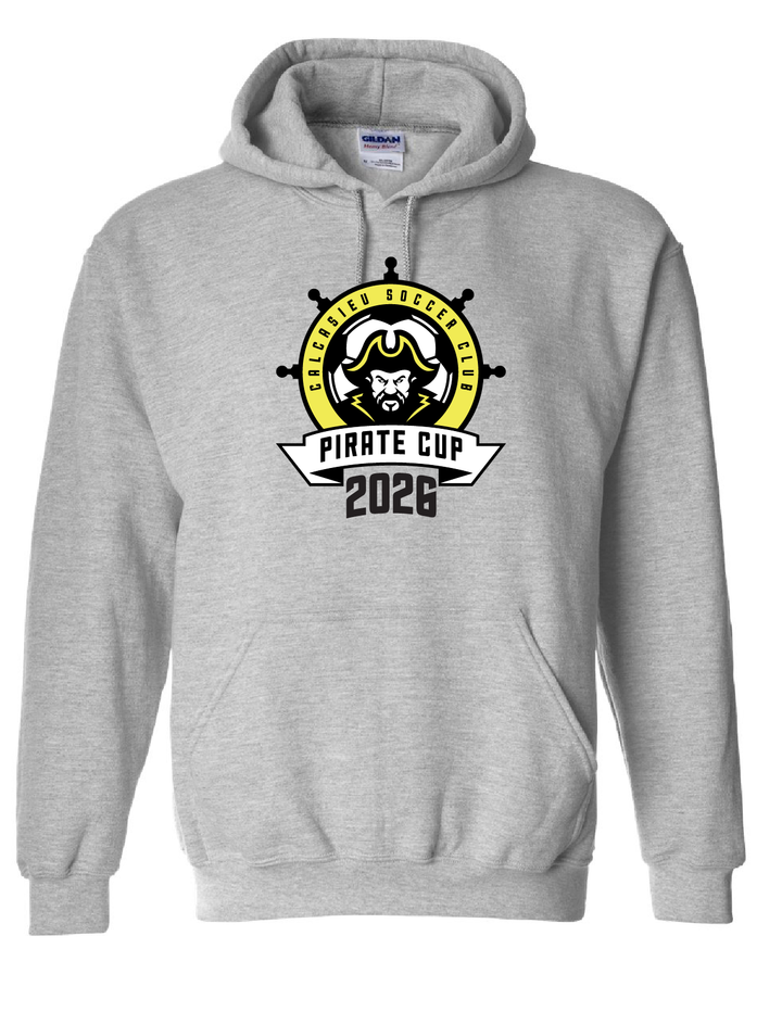 Pirate Cup 2026 Hoody Pirate Cup 2026 Grey Youth Small - Third Coast Soccer