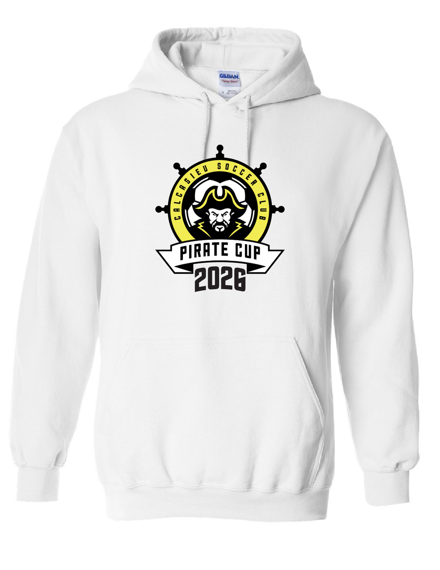 Pirate Cup 2026 Hoody Pirate Cup 2026 White Youth Small - Third Coast Soccer