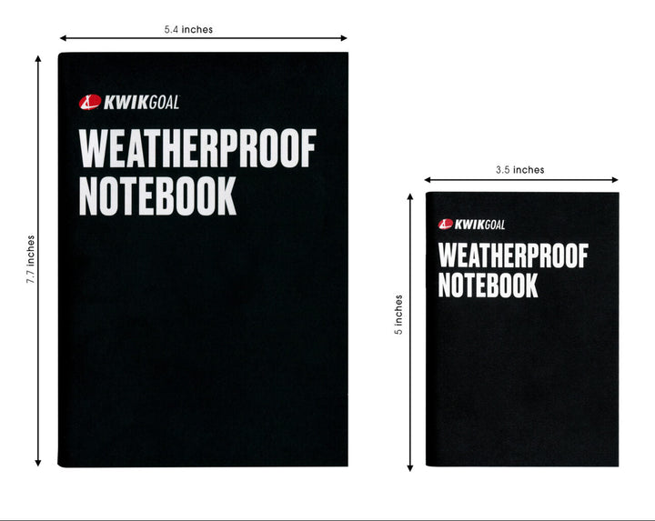 KwikGoal Weather Proof Notebook