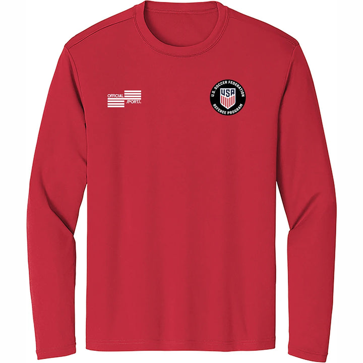 Official Sport USSF Graphic Long Sleeve Tee Referee - Third Coast Soccer