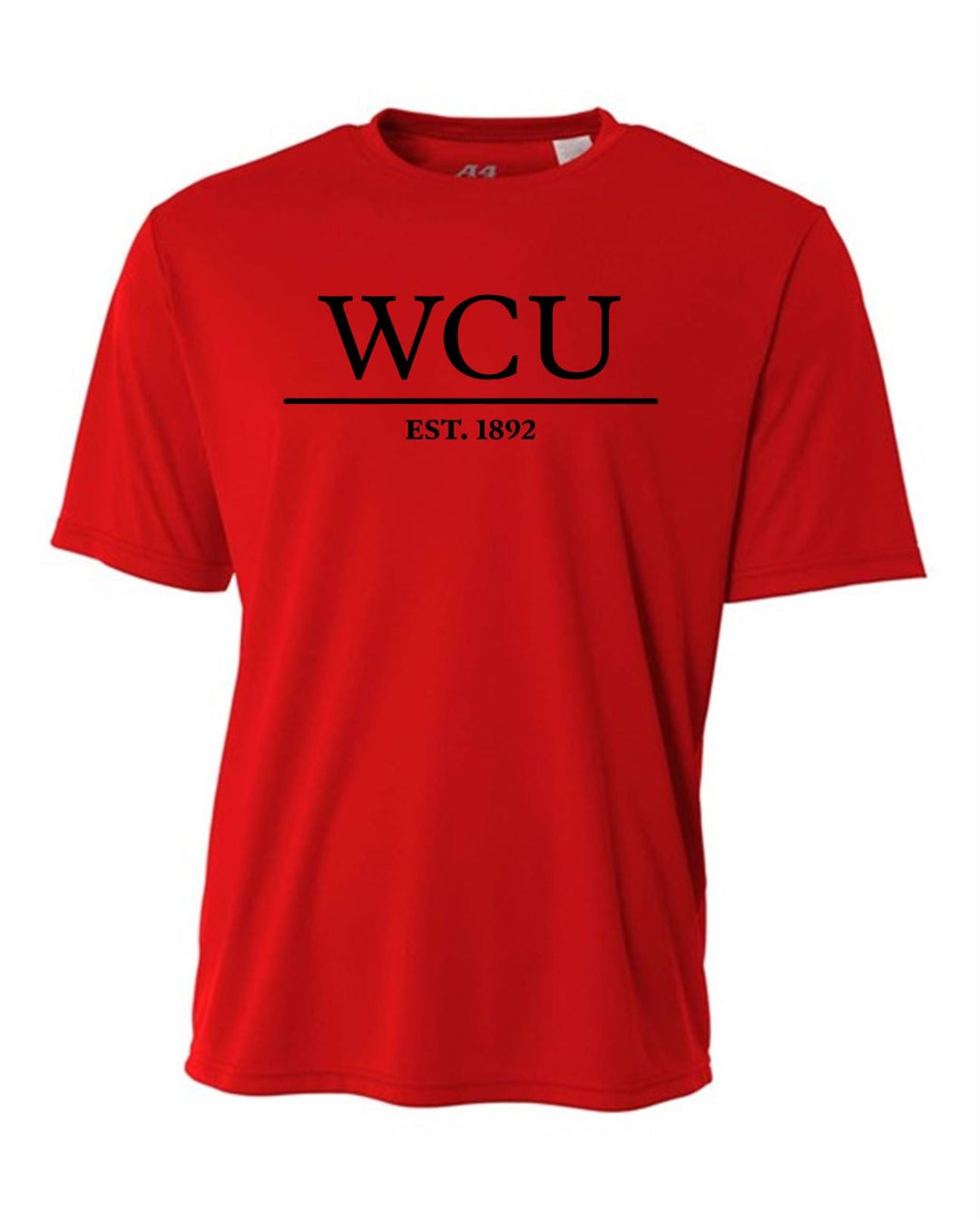WCU Arts & Letters Youth Short-Sleeve Performance Shirt WCU AL Red Youth Small - Third Coast Soccer