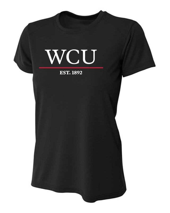 WCU Arts & Letters Women's Short-Sleeve Performance Shirt WCU AL Black Womens Small - Third Coast Soccer