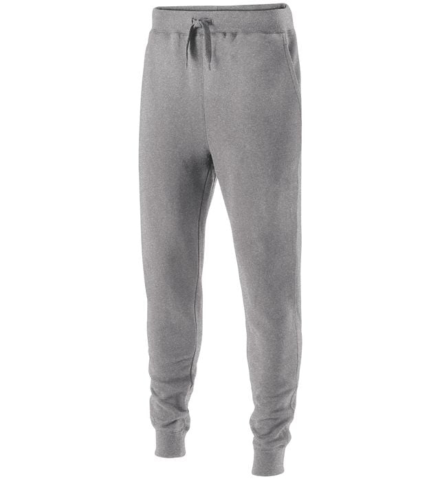 Holloway Youth 60/40 Fleece Jogger Pants Charcoal Heather Youth Small - Third Coast Soccer