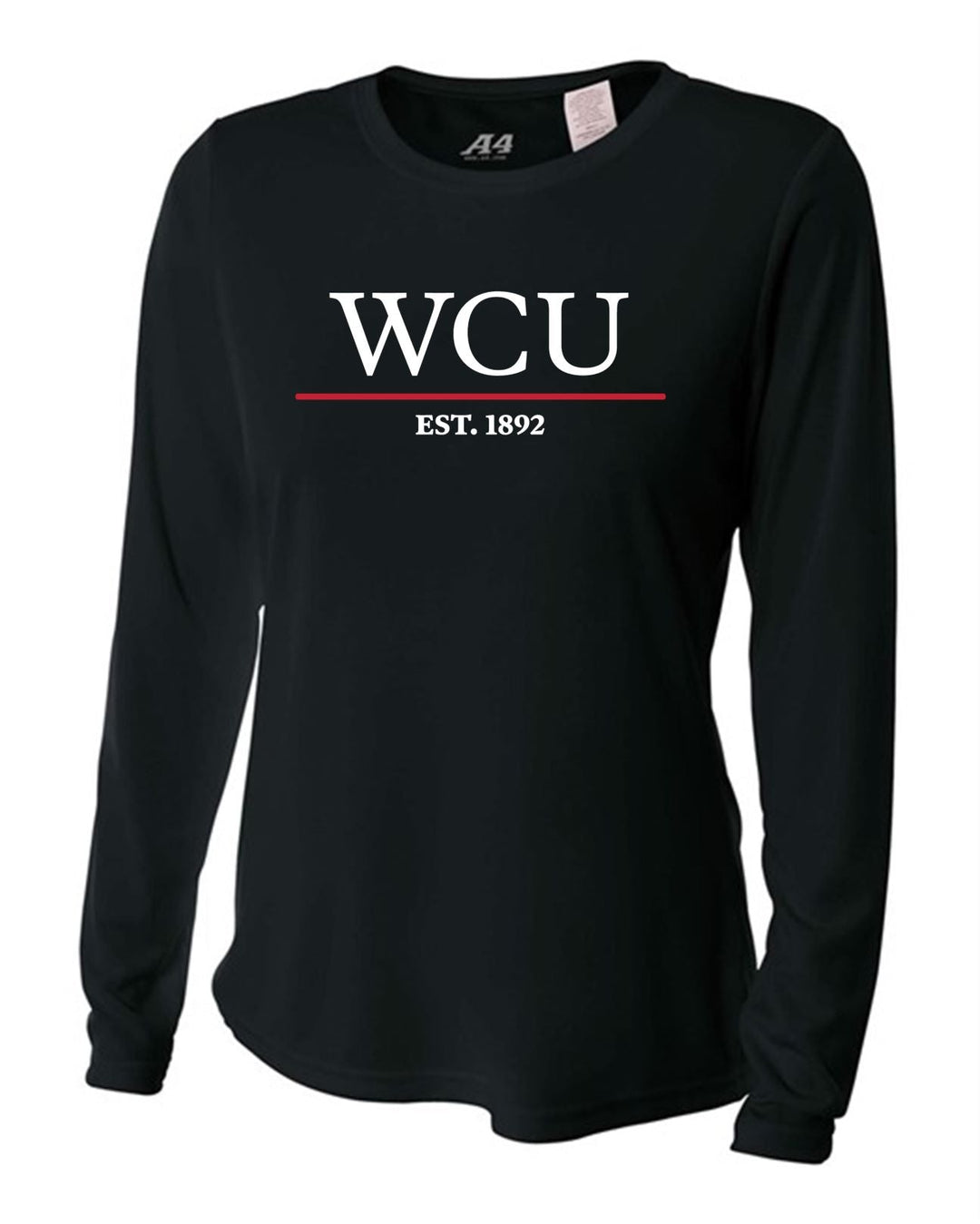 WCU School of Arts & Letters Women's Long-Sleeve Performance Shirt WCU AL Black Womens Small - Third Coast Soccer