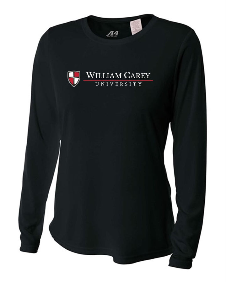 WCU School of Arts & Letters Women's Long-Sleeve Performance Shirt WCU AL Black Womens Small - Third Coast Soccer