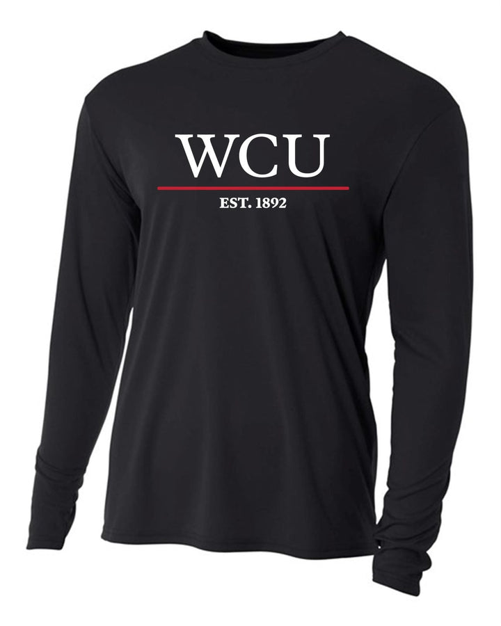 WCU College Of Health Sciences Youth Long-Sleeve Performance Shirt WCU Health Sciences Black Youth Small - Third Coast Soccer
