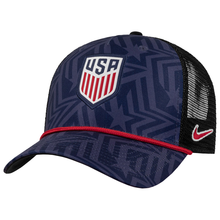 Nike USMNT AOP Trucker Cap 2026 Hats All Over Print One Size Fits Most - Third Coast Soccer
