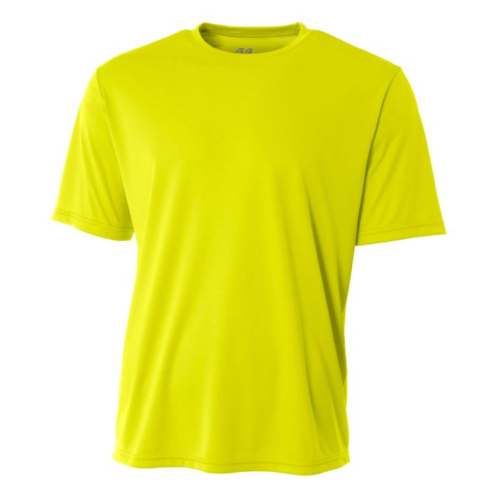 A4 Youth Cooling Performance Crew Training Jersey Safety Yellow Youth XSmall - Third Coast Soccer