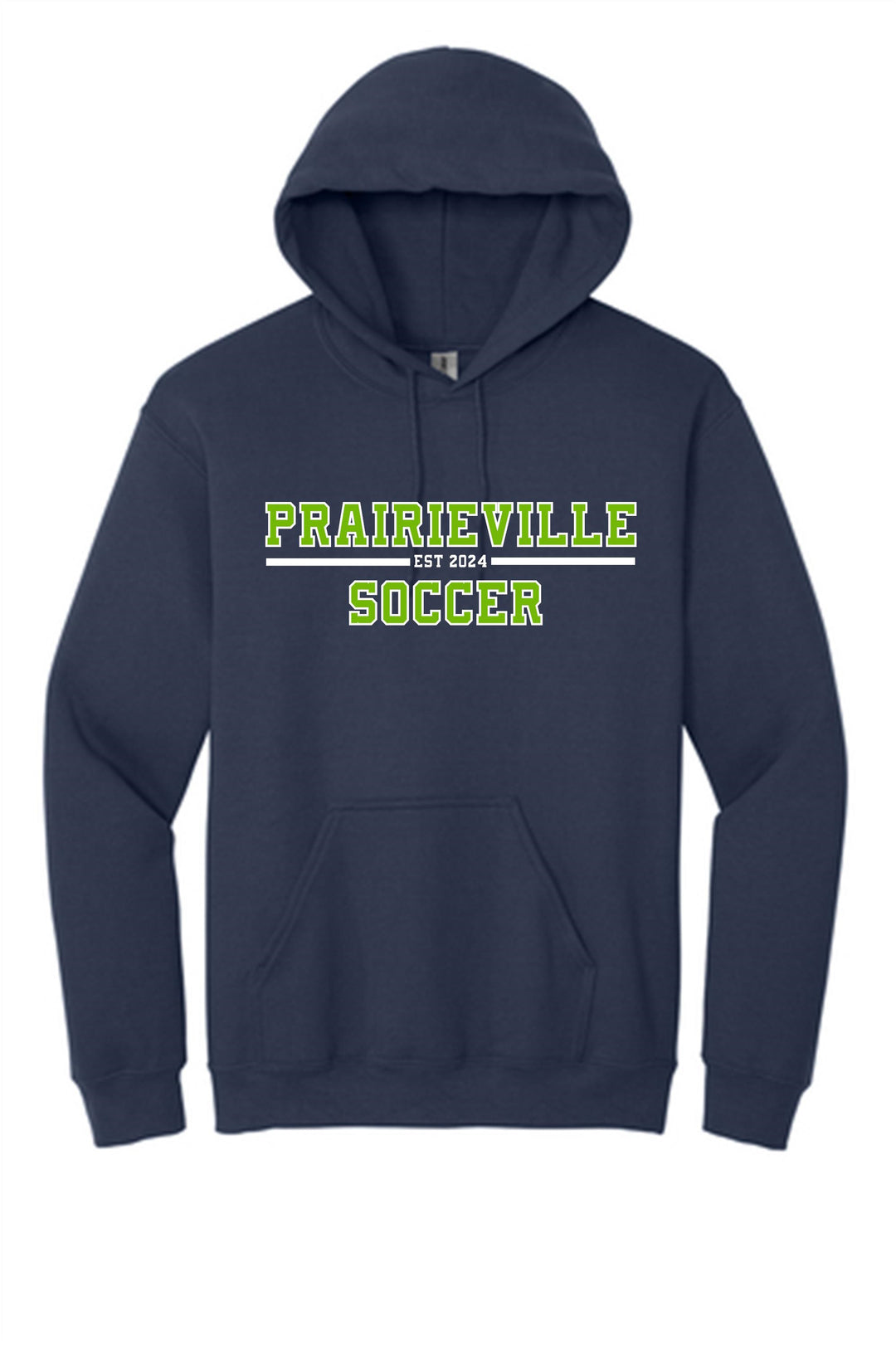 PVHS Soccer Hooded Sweatshirt Prairieville High School   - Third Coast Soccer