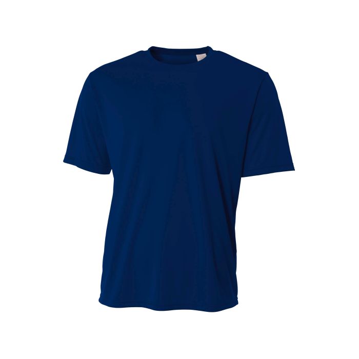 A4 Youth Sprint Performance Tee Training Wear Navy Youth Xx-Small - Third Coast Soccer