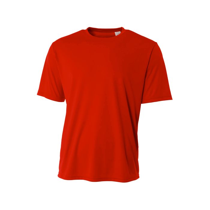 A4 Youth Sprint Performance Tee Training Wear Scarlet Youth Xx-Small - Third Coast Soccer