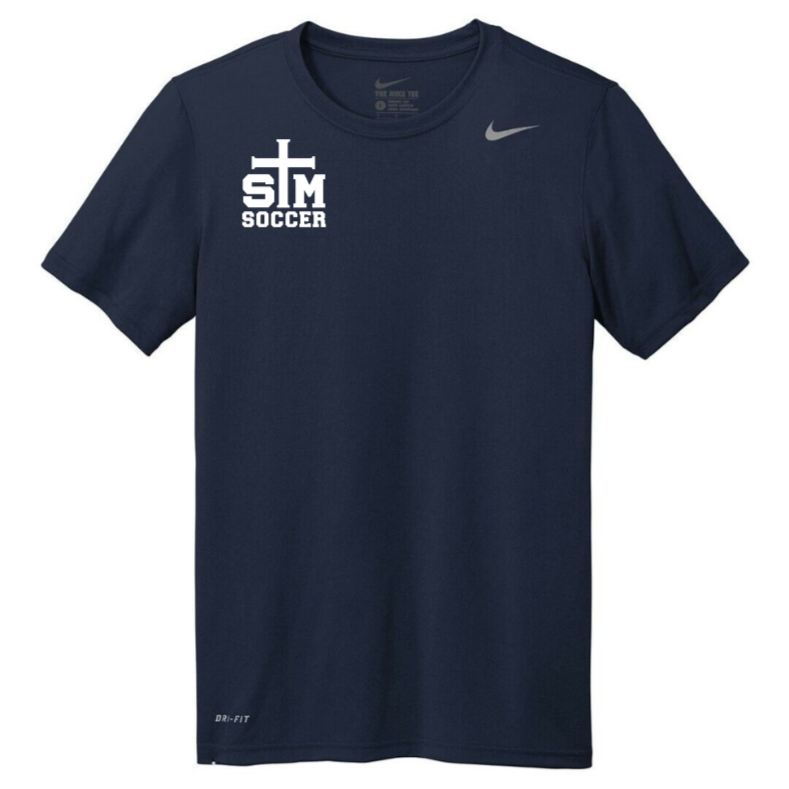 Nike St. Thomas More Men's Legend Short-Sleeve Practice Top STMB 23 Navy Mens Small - Third Coast Soccer