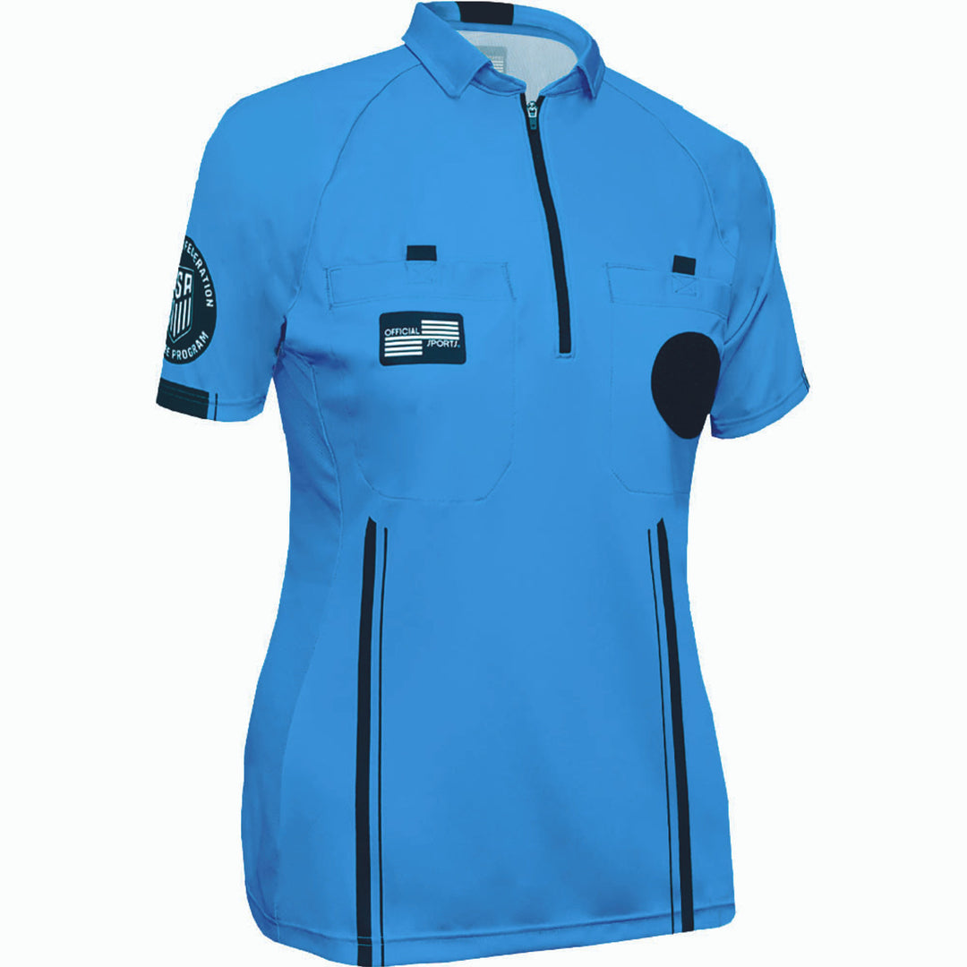 Official Sports USSF Womens Pro Jersey - Blue Referee   - Third Coast Soccer