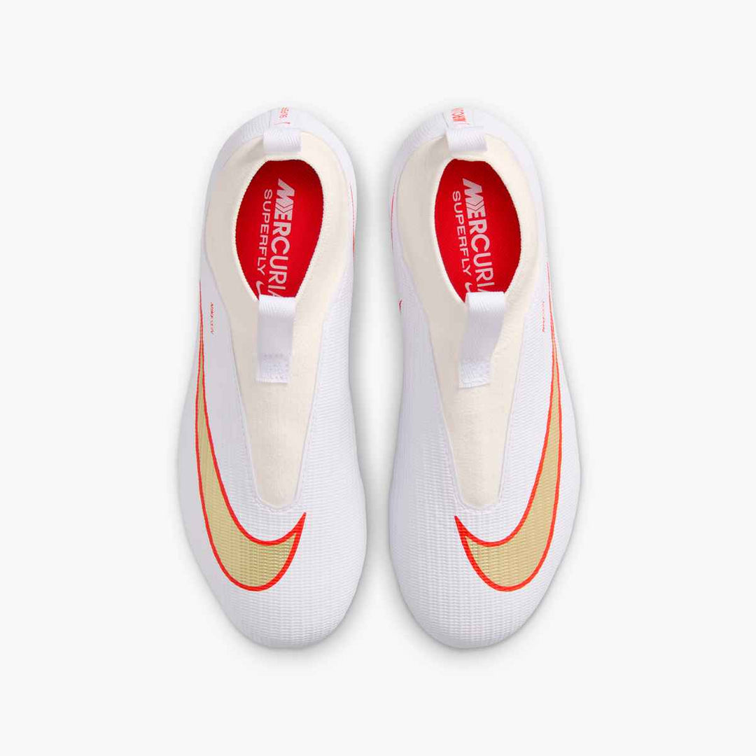 Nike Junior Mercurial Superfly 11 Academy FG/MG - White/Crimson