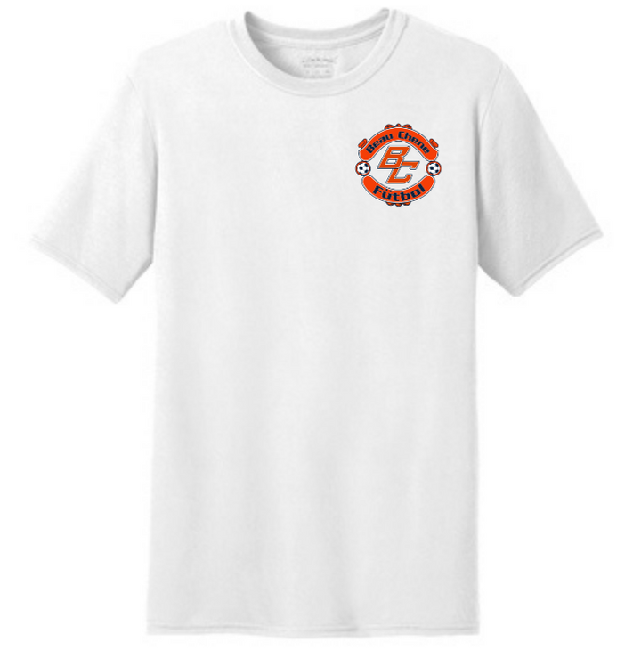 Beau Chene HS Short-Sleeve Performance Shirt - Navy, Orange and White BCHS 24 White Mens Small - Third Coast Soccer