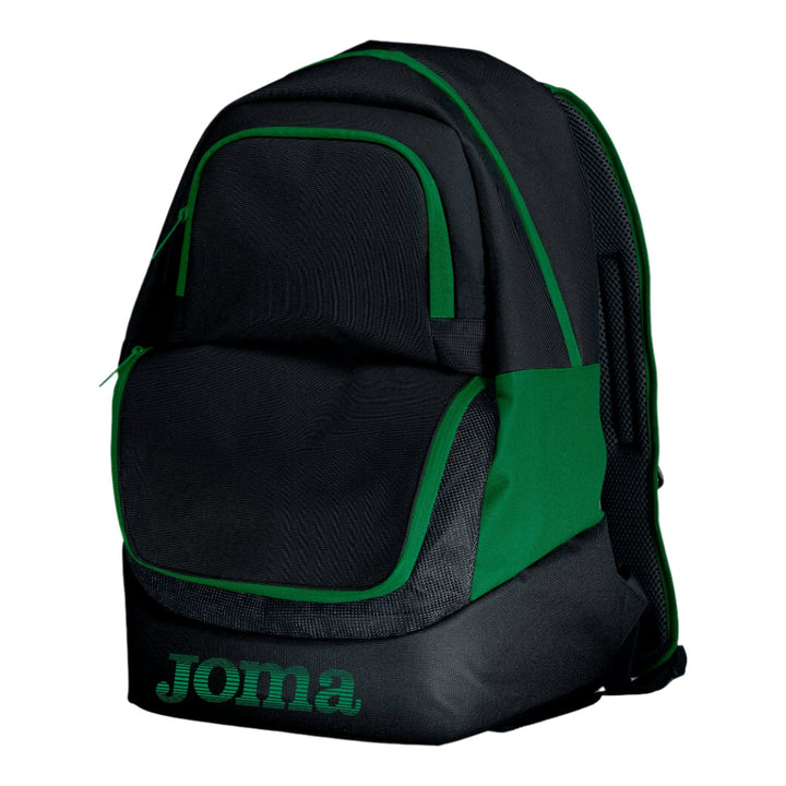 Joma Diamond II Backpack Bags Black/Green  - Third Coast Soccer