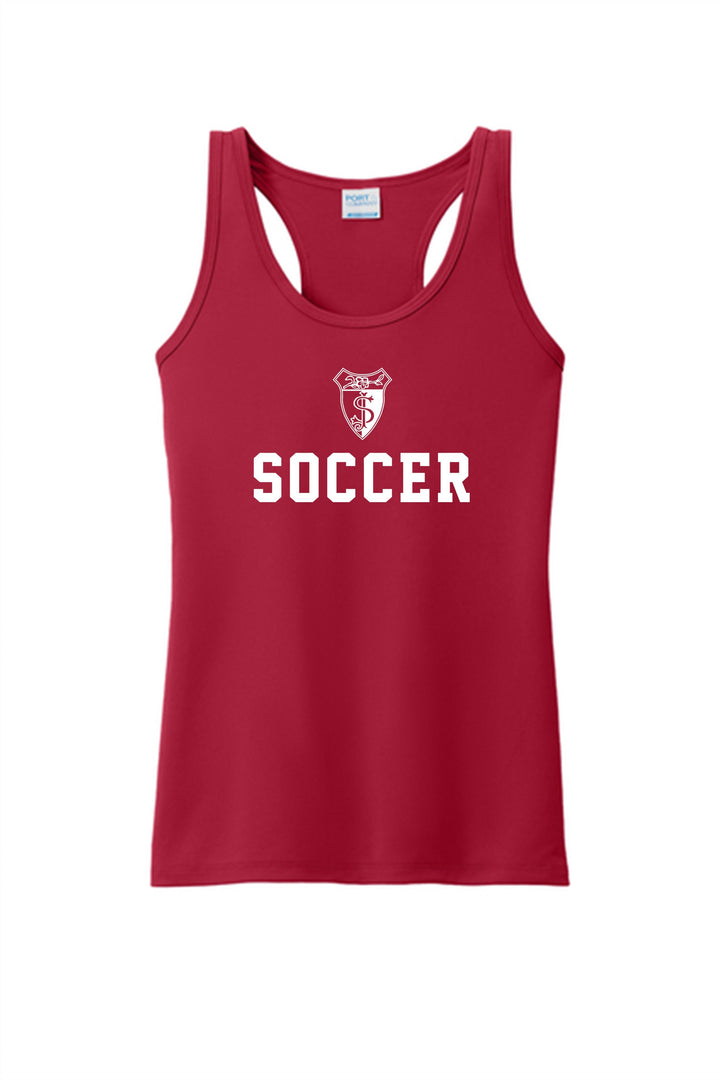 SJA Soccer Training Tank St. Joesphs Academy Red Womens XSmall - Third Coast Soccer