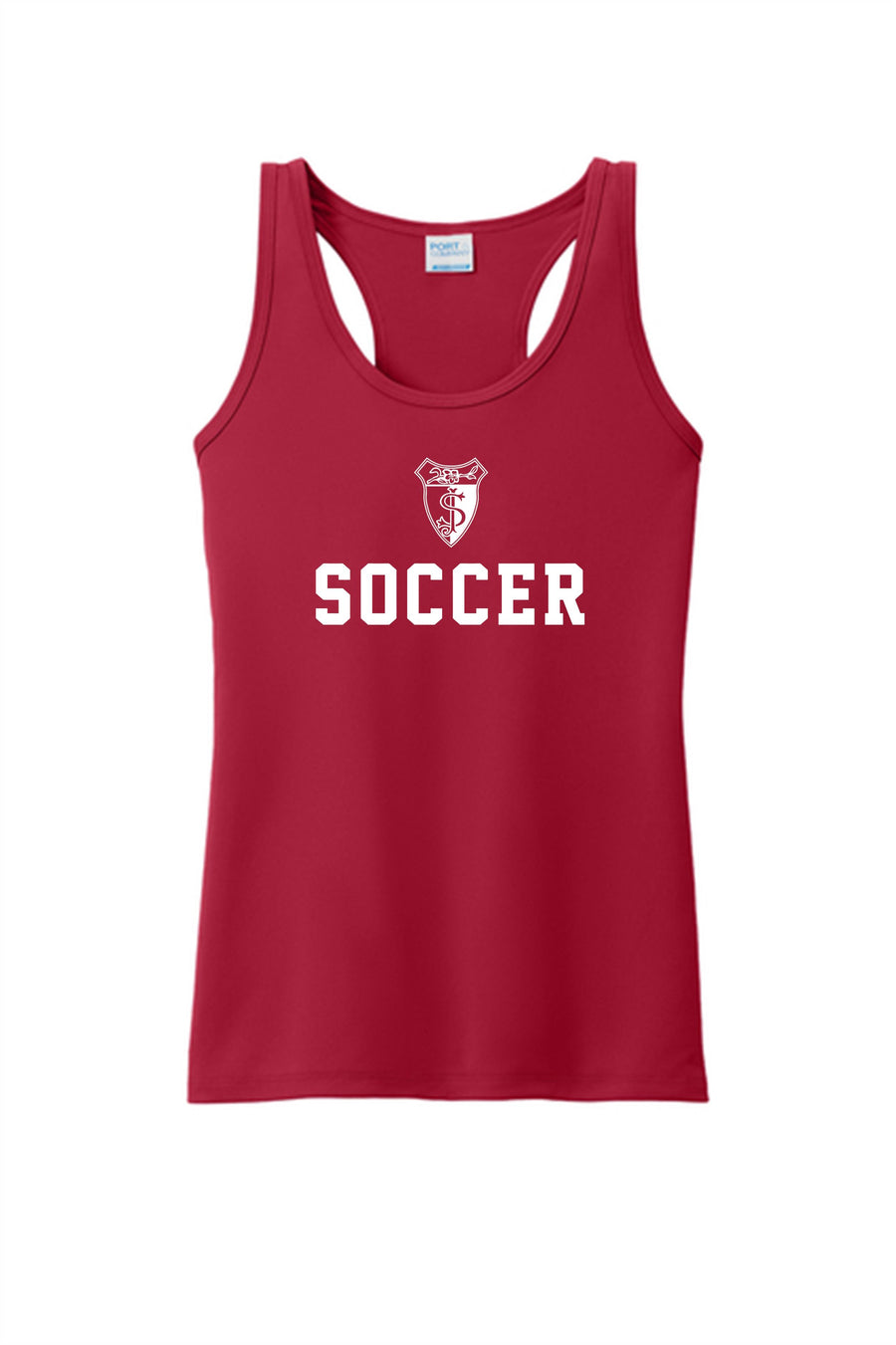 SJA Soccer Training Tank St. Joesphs Academy Red Womens XSmall - Third Coast Soccer