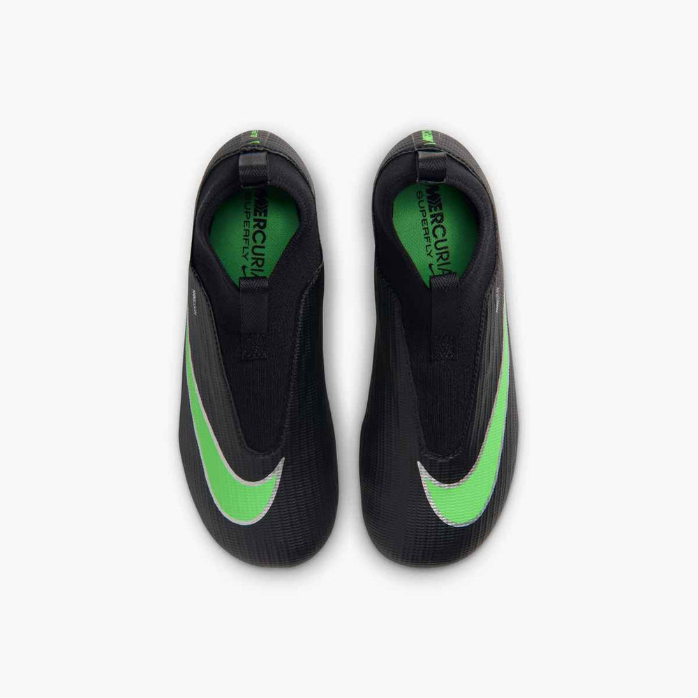 Nike Junior Mercurial Superfly 11 Academy FG/MG - Black/Illusion Green Youth Footwear - Third Coast Soccer