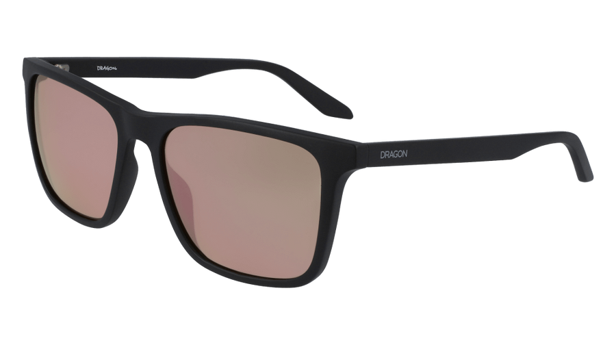 Dragon Renew LL Ion Sunglasses - Matte Black Sunglasses LL Rose Gold Ion  - Third Coast Soccer