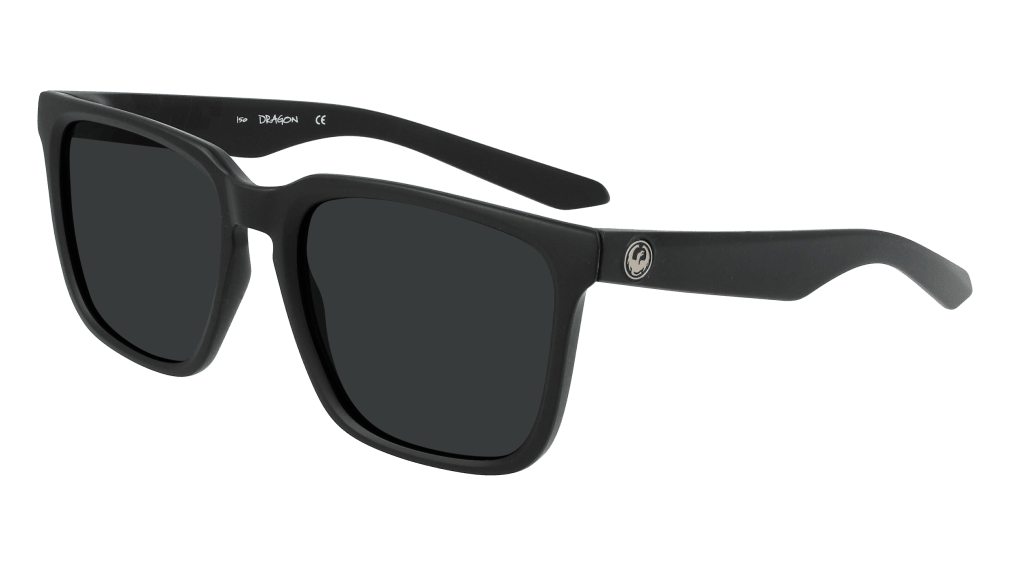 Dragon Baile XL LL Sunglasses - Matte Black Sunglasses   - Third Coast Soccer