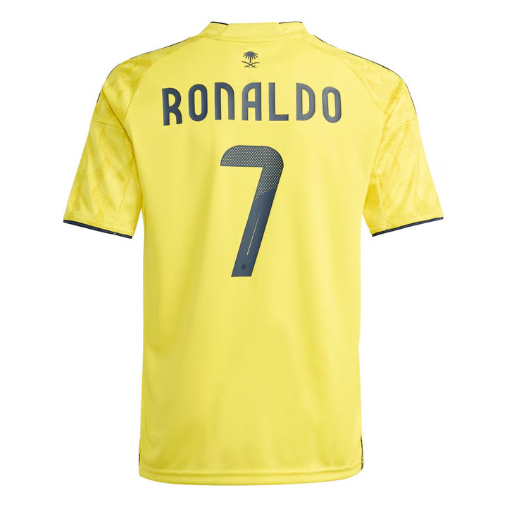 adidas Youth Al Nassr FC Ronaldo #7 Home Jersey 25/26 Club Replica - Third Coast Soccer