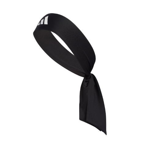 adidas Alphaskin Tie 2 Headband - Black/White Player Accessories - Third Coast Soccer