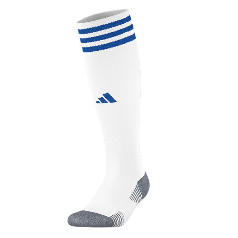 adidas Copa Zone Cushion V Sock - White/Team Royal Blue Socks   - Third Coast Soccer
