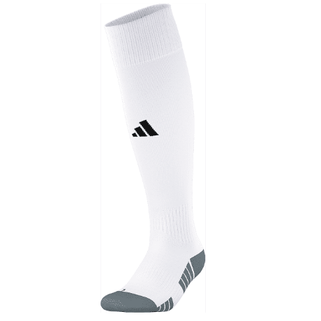 adidas New Orleans DFC Copa Zone Cushion V Sock - White NODFC 25-27 - Third Coast Soccer
