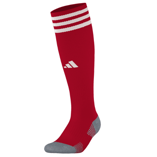 adidas Louisiana Fire Copa Zone Cushion V Sock - Red Louisiana Fire 2024-2026   - Third Coast Soccer