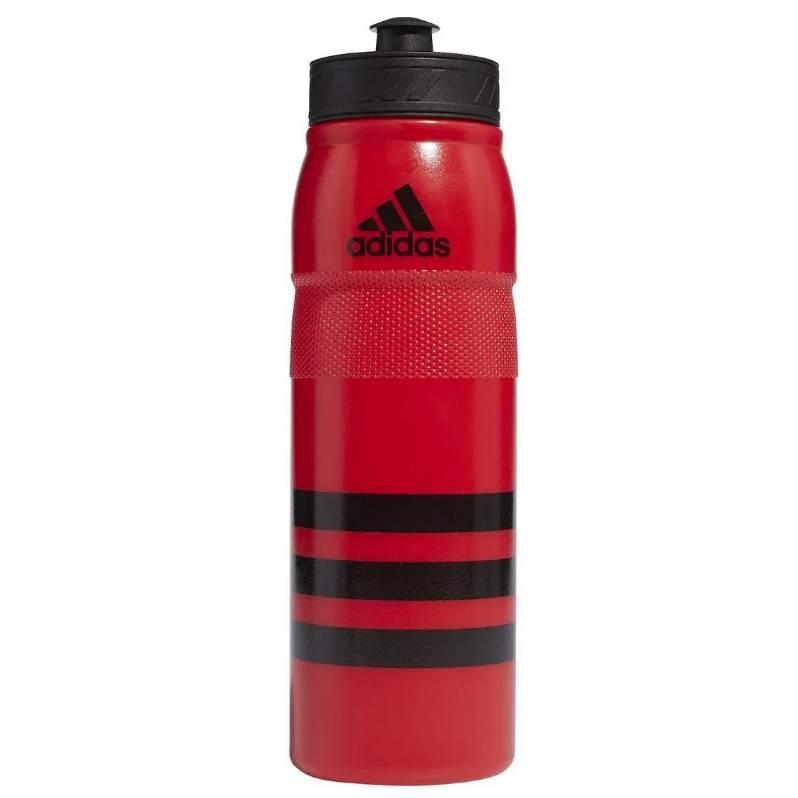 adidas Stadium 750ml Plastic Water Bottle - Red/Black Drinkware - Third Coast Soccer