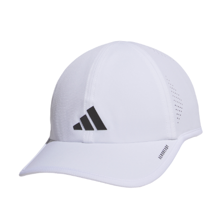 adidas Men's Superlite 3 Hat - White/Black Hats - Third Coast Soccer
