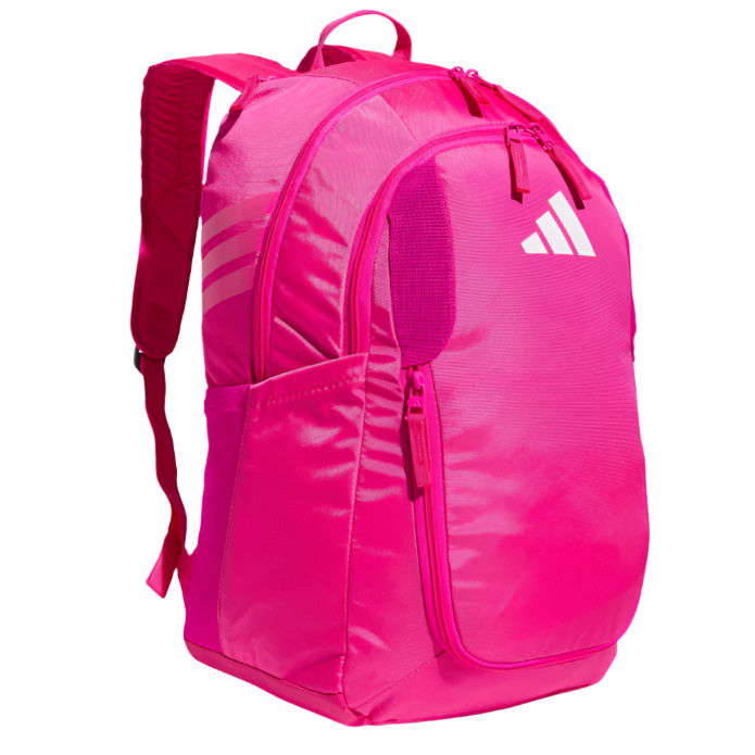 adidas Stadium 4 Backpack - Team Shock Pink Bags - Third Coast Soccer