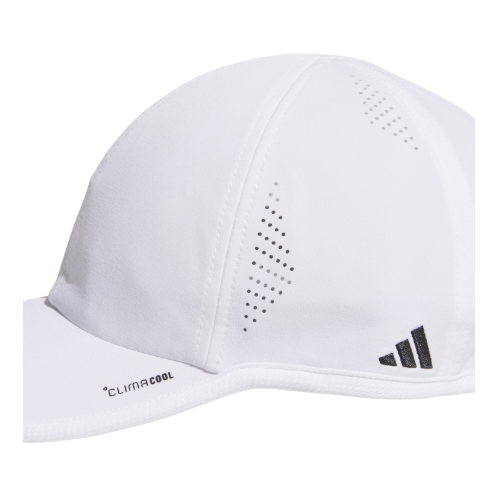 adidas Men's Superlite 4 Hat - White/Black Hats - Third Coast Soccer
