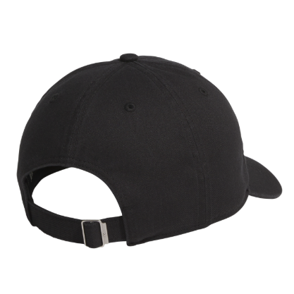 adidas Fundamental Washed Relaxed Cap - Black/White Hats - Third Coast Soccer