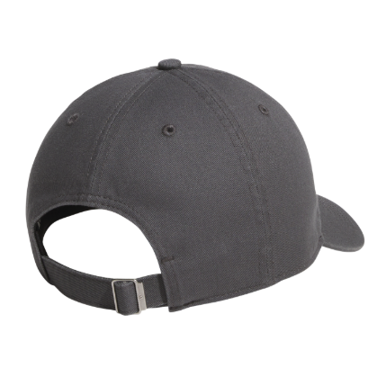 adidas Fundamental Washed Relaxed Cap - Dark Grey/Black Hats - Third Coast Soccer
