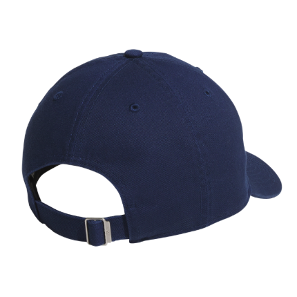 adidas Fundamental Washed Relaxed Cap - Navy Blue/Black Hats - Third Coast Soccer